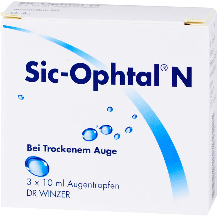 Sic-Ophtal N Augentropfen bei trockenen Augen, 30 ml Solution