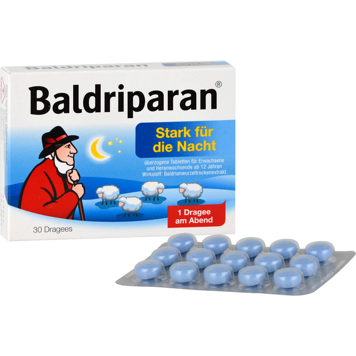 Baldriparan Stark für die Nacht Dragees, 30 pcs. Tablets