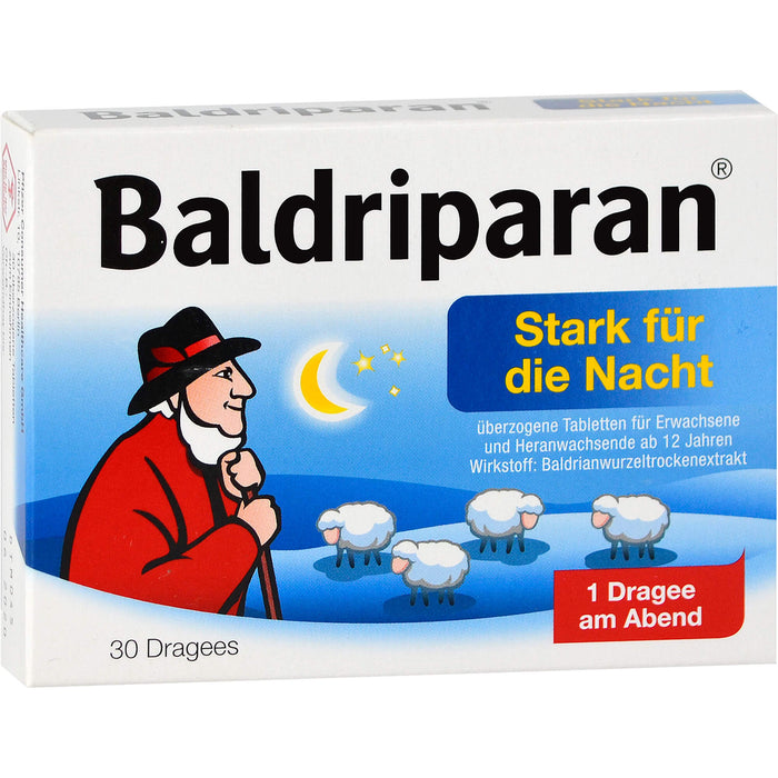 Baldriparan Stark für die Nacht Dragees, 30 pcs. Tablets