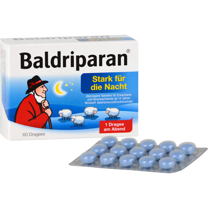 Baldriparan stark für die Nacht Dragees, 60 pcs. Tablets