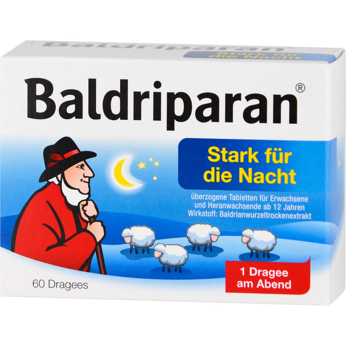 Baldriparan stark für die Nacht Dragees, 60 pcs. Tablets