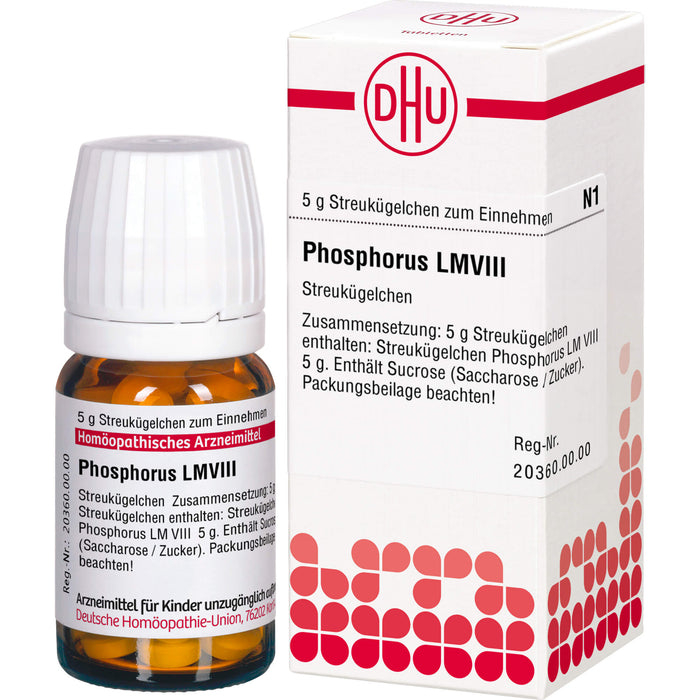 Phosphorus LM VIII DHU Globuli, 5 g Globuli