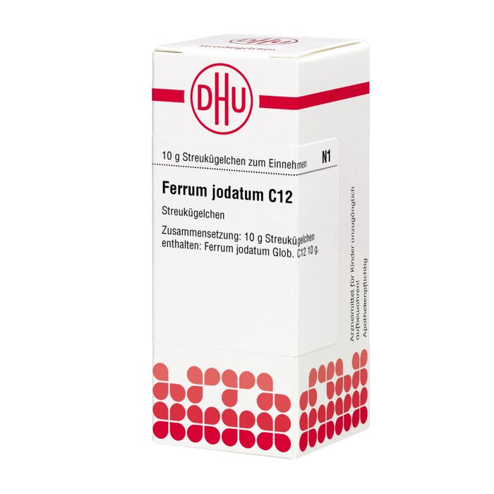 Ferrum jodatum C12 DHU Globuli, 10 g Globuli