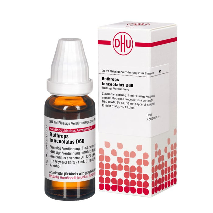 Bothrops lanceolatus D60 DHU Dilution, 20 ml Lösung