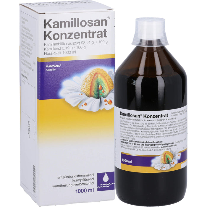 Kamillosan Konzentrat entzündungshemmend, krampflösend, wundheilungsverbessernd, 1000 ml Lösung