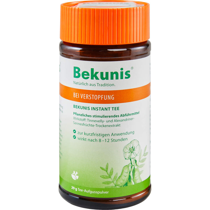 Bekunis Instant Tee Aufgusspulver bei Verstopfung, 29 g Powder