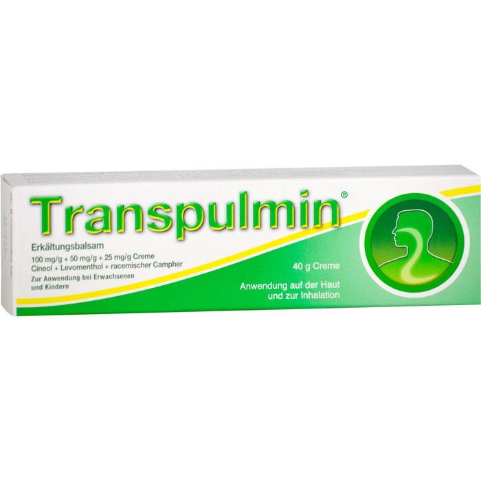 Transpulmin Erkältungsbalsam, 40 g Cream