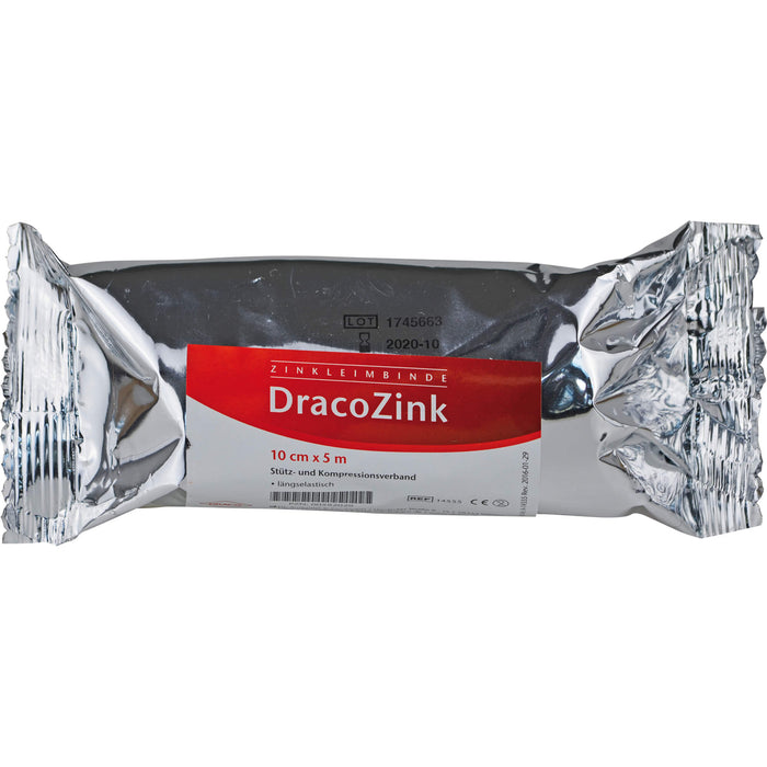 DracoZink Zinkleimbinde 10 cm x 5 m, 1 pc Bandage