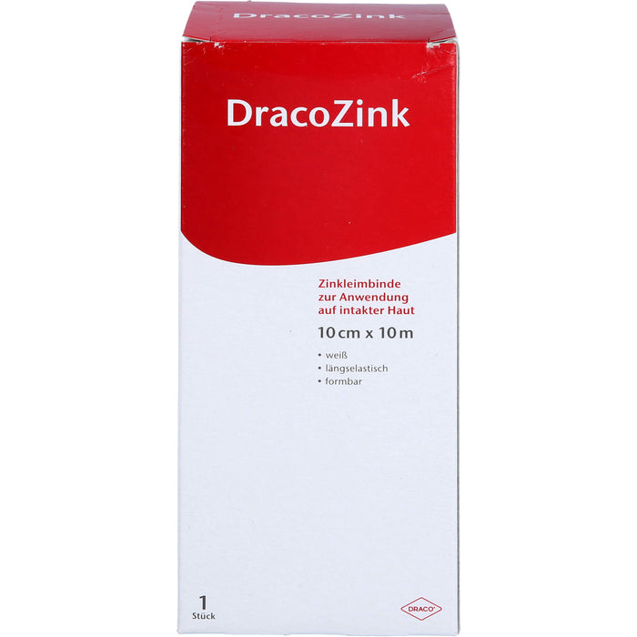 Zinkleimbinde Dracozink 10cmx10m, 1 St BIN