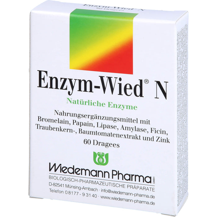 Enzym-Wied N natürliche Enzyme Dragees, 60 pc Tablettes