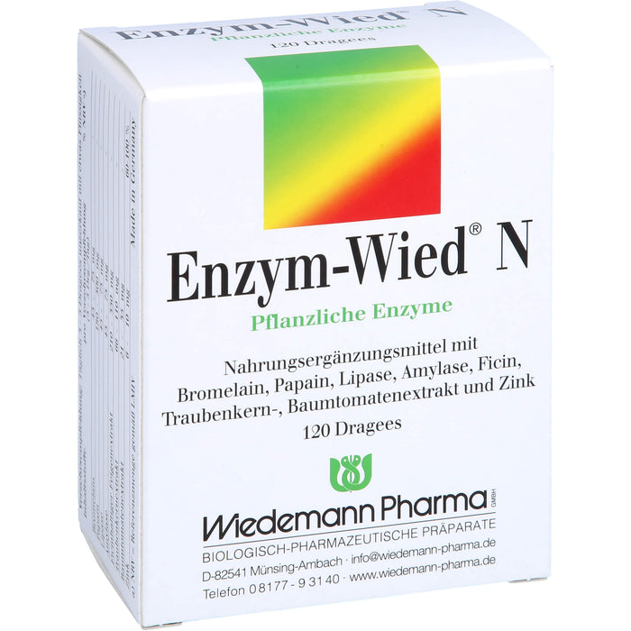 Enzym-Wied N natürliche Enzyme Dragees, 120 pcs. Tablets