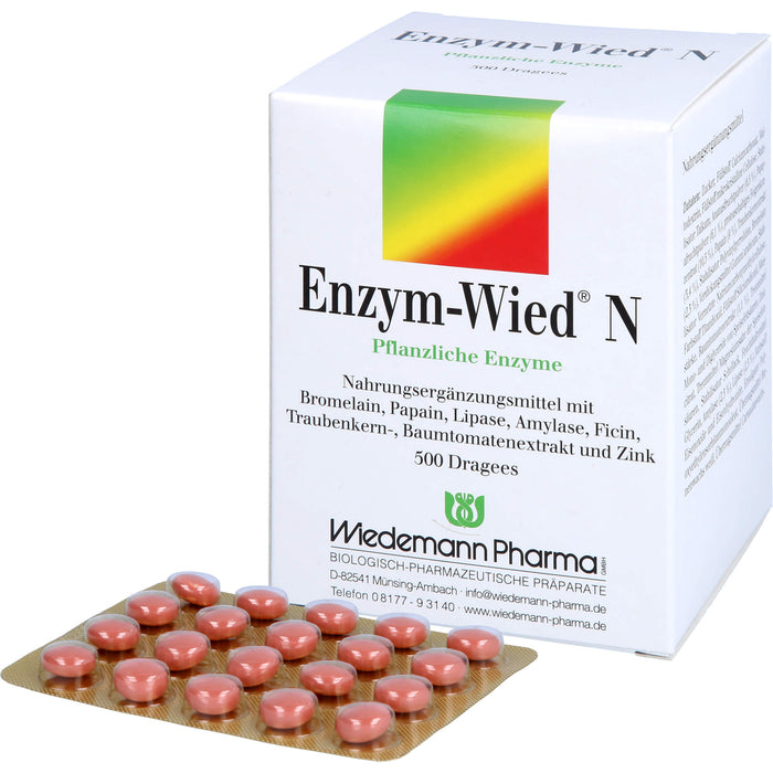 Enzym-Wied N Dragees, 500 pc Tablettes