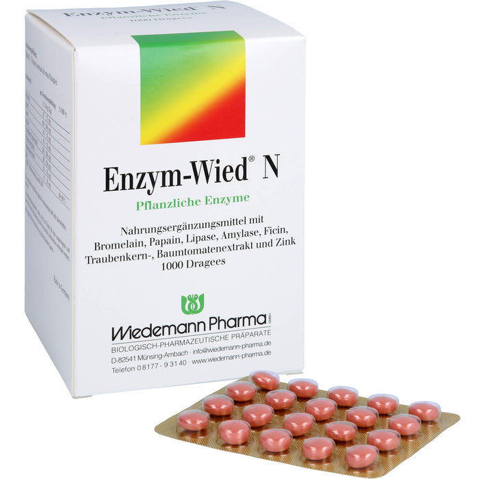 Enzym-Wied N Dragees, 1000 pcs. Tablets