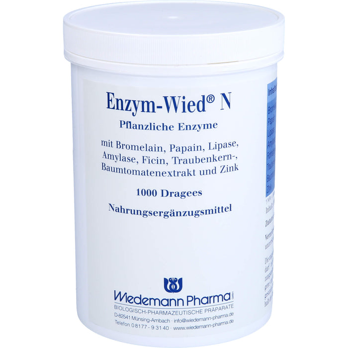 Enzym-Wied N Dragees, 1000 pcs. Tablets