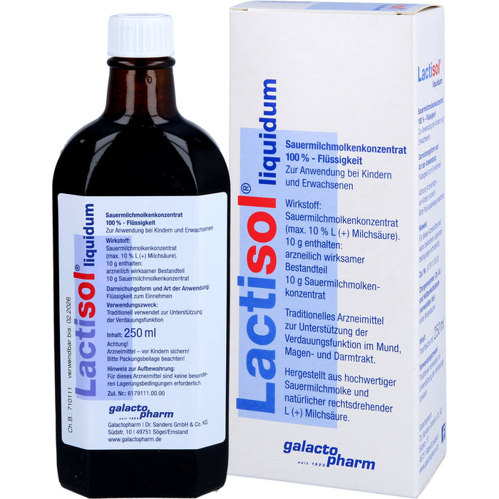 Lactisol liquidum, 250 ml TRO