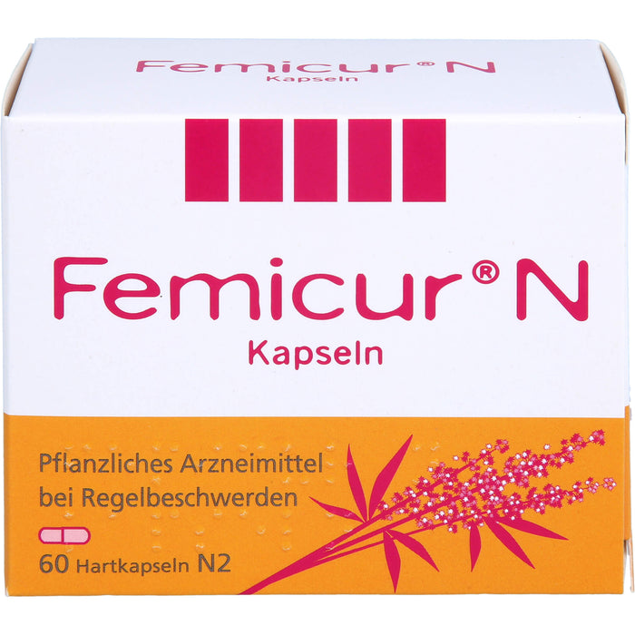 Femicur N Kapseln bei Regelbeschwerden, 60 pcs. Capsules