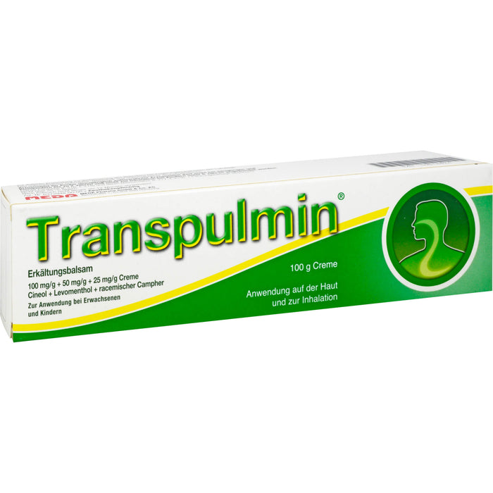 Transpulmin Erkältungsbalsam, 100 g Cream