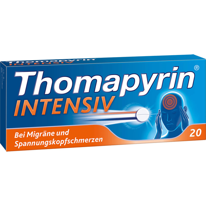 Thomapyrin intensiv Tabletten Original von Sanofi-Aventis, 20 pcs. Tablets