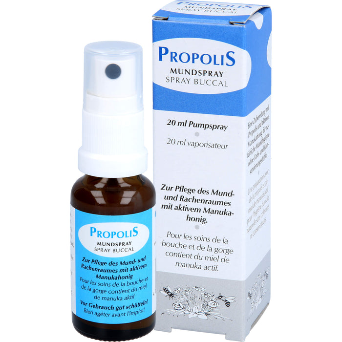 Propolis Mundspray zur Pflege des Mund- und Rachenraums, 20 ml Solution