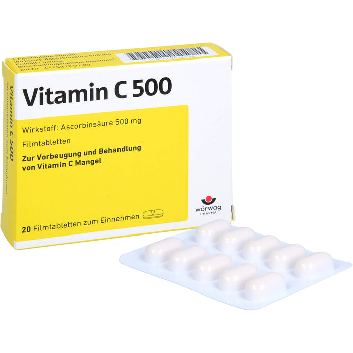 Vitamin C 500 Filmtbl., 20 St FTA