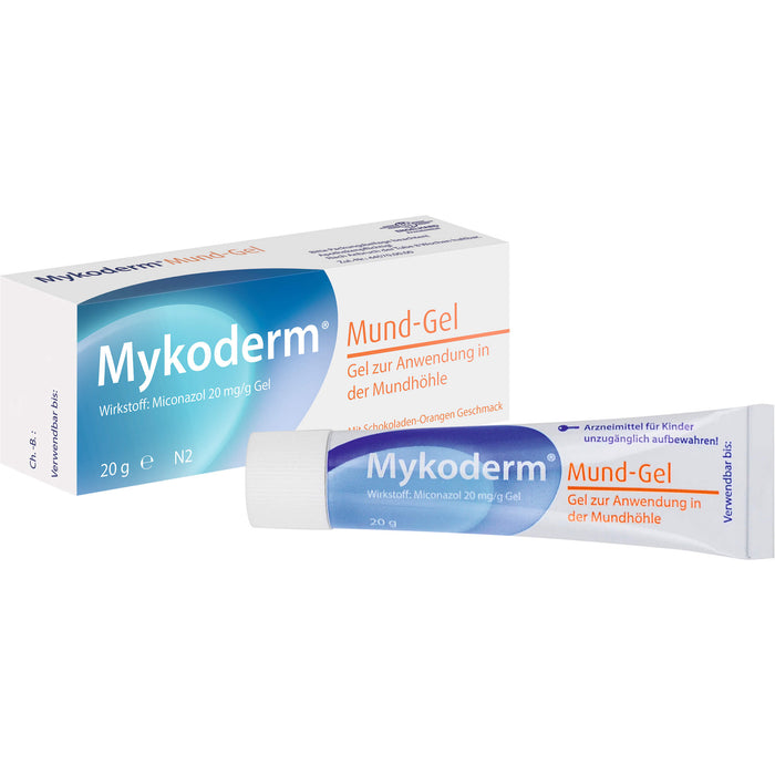 Mykoderm Mund-Gel bei Hefepilzinfektionen der Mundschleimhaut, 20 g Gel