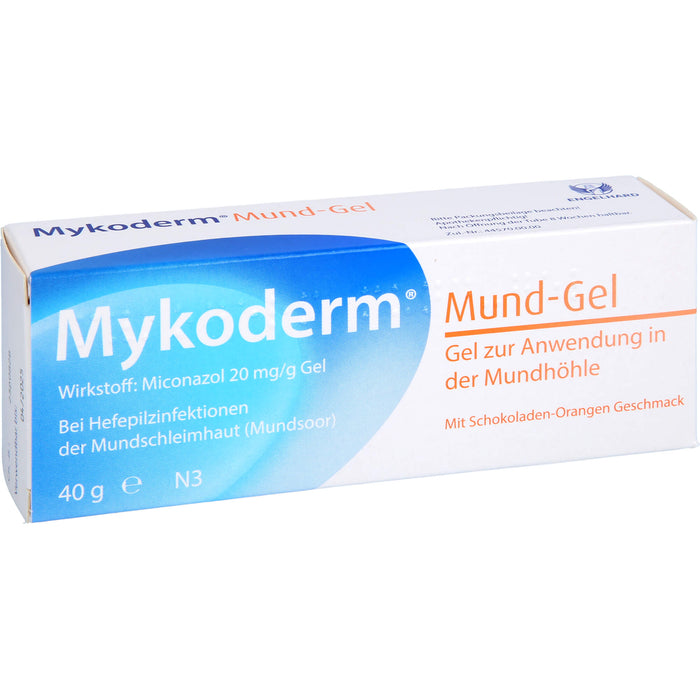 Mykoderm Mund-Gel mit Schokoladen-Orangen-Geschmack, 40 g Gel