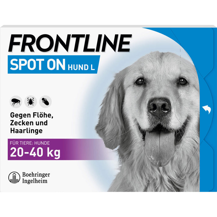 FRONTLINE Spot on Hund L 20-40 kg Pipetten, 3 St. Ampullen