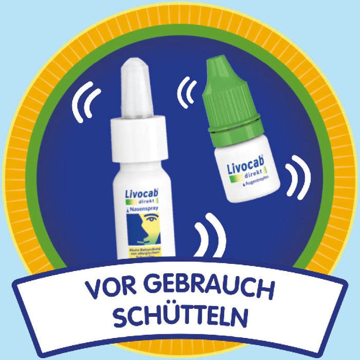 Livocab direkt Kombi Augentropfen und Nasenspray, 1 St. Kombipackung