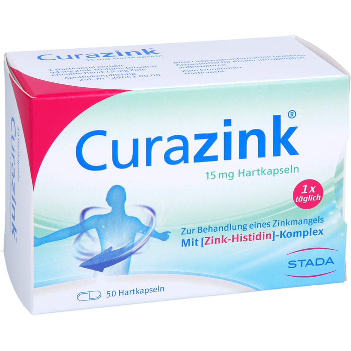 Curazink 15 mg Hartkapseln, 50 St. Kapseln