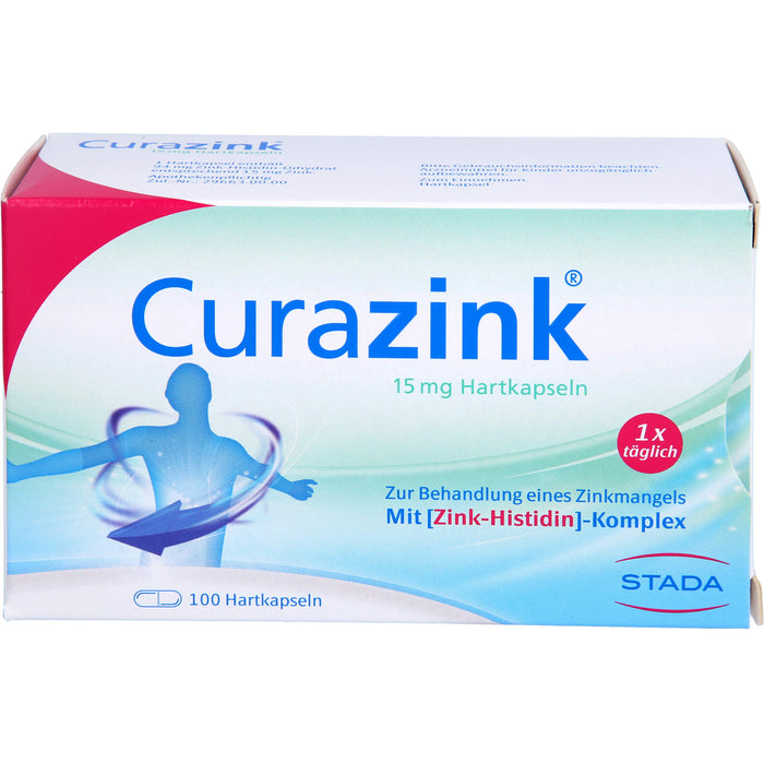 Curazink 15 mg Hartkapseln, 100 St. Kapseln