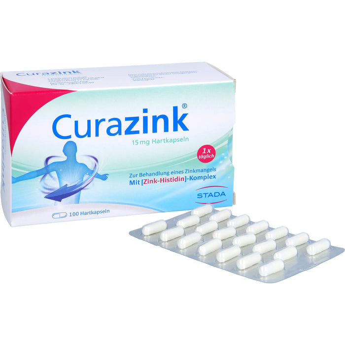 Curazink 15 mg Hartkapseln, 100 pc Capsules