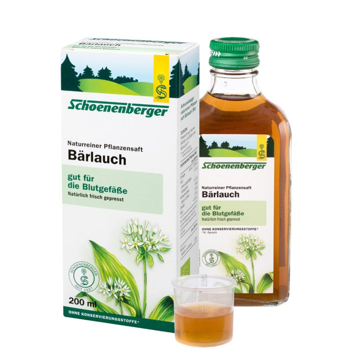 Schoenenberger Naturreiner Pflanzensaft Bärlauch, 200 ml Solution