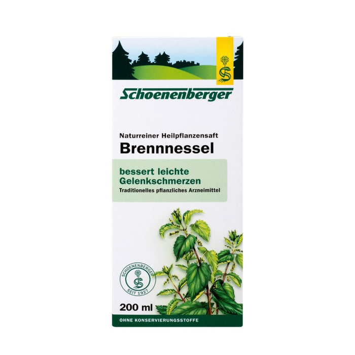 Schoenenberger Brennnessel naturreiner Heilpflanzensaft, 200 ml Solution