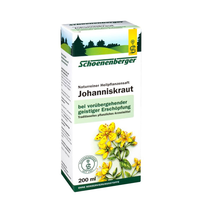 Schoenenberger Johanniskraut naturreiner Heilpflanzensaft, 200 ml Lösung