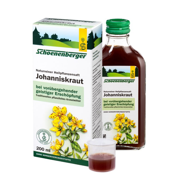 Schoenenberger Johanniskraut naturreiner Heilpflanzensaft, 200 ml Lösung