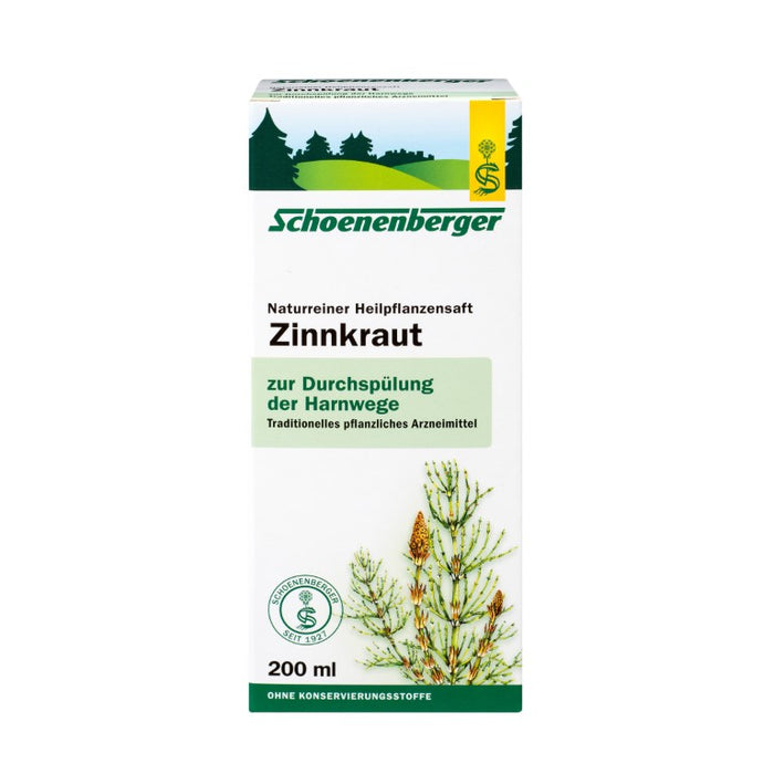 Schoenenberger Zinnkraut naturreiner Heilpflanzensaft, 200 ml Lösung