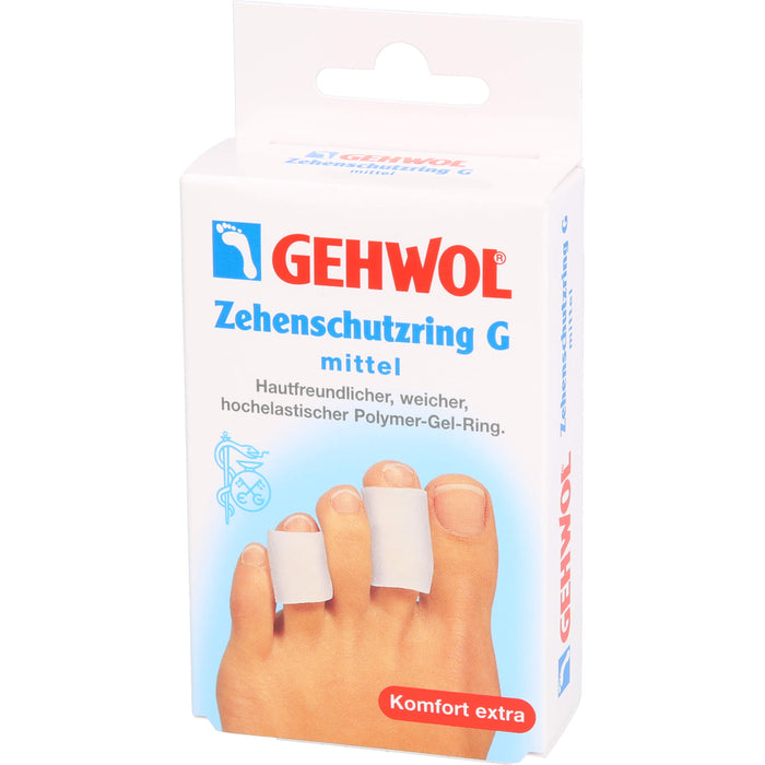 GEHWOL Polymer-Gel Zehenschutzring G mittel, 2 St