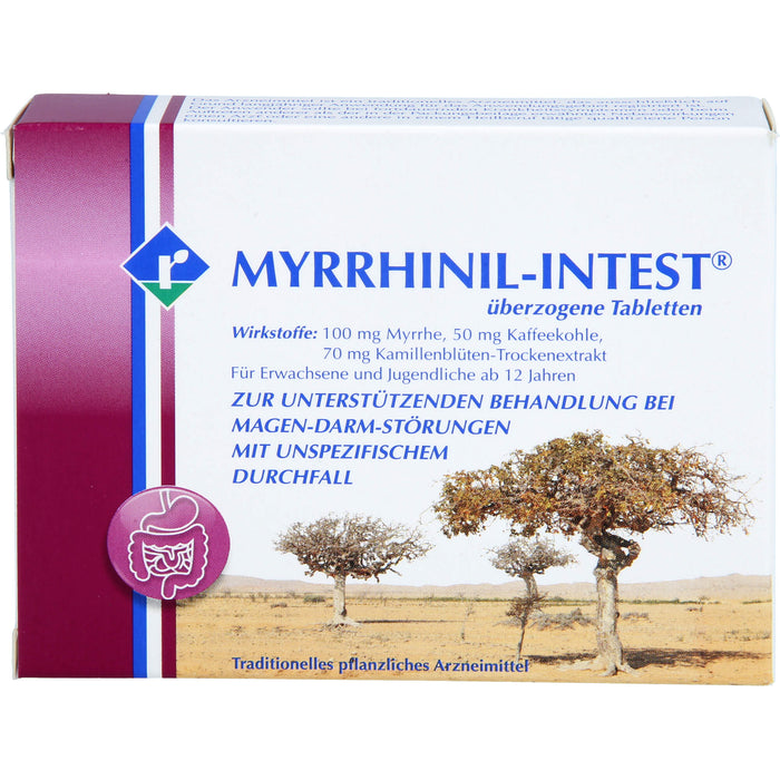 MYRRHINIL-INTEST überzogene Tabletten, 50 St. Tabletten