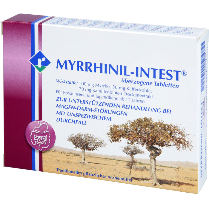 MYRRHINIL-INTEST überzogene Tabletten, 50 St. Tabletten