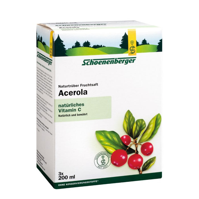 Schoenenberger naturtrüber Fruchtsaft Acerola, 600 ml Solution