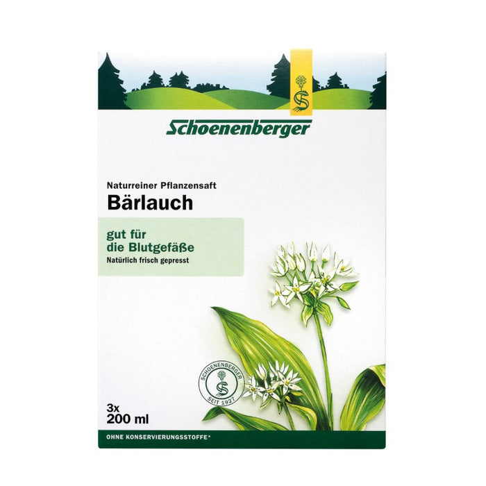 Schoenenberger Naturreiner Pflanzensaft Bärlauch, 600 ml Solution