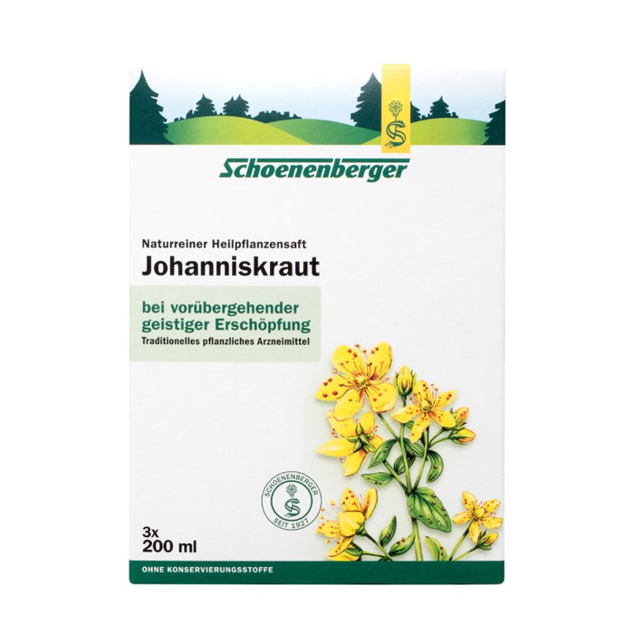 Schoenenberger Johanniskraut naturreiner Heilpflanzensaft, 600 ml Lösung