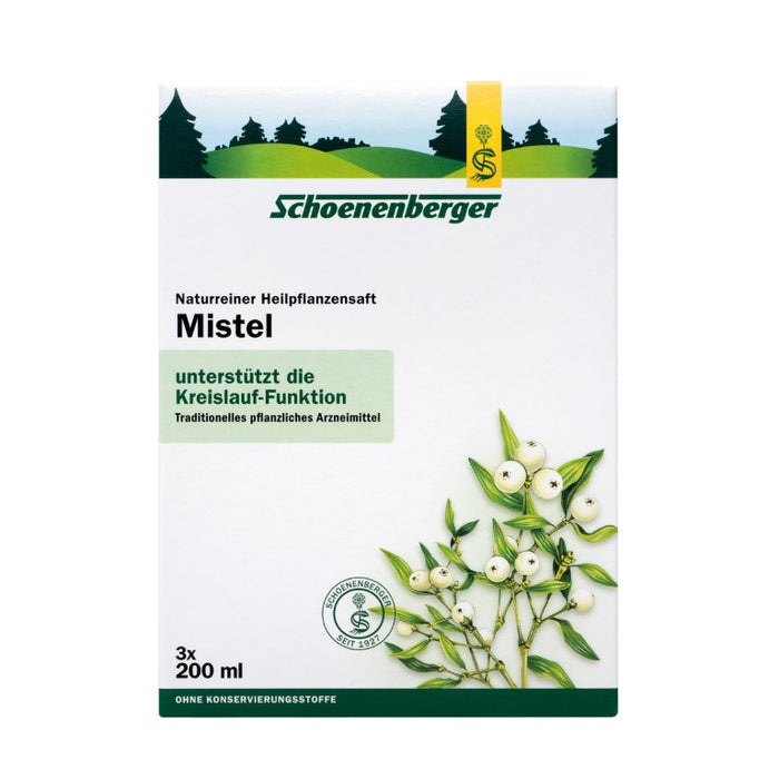 Schoenenberger Mistel naturreiner Heilpflanzensaft, 600 ml Solution