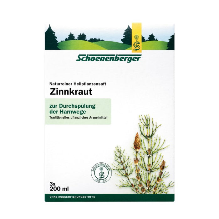 Schoenenberger Zinnkraut naturreiner Heilpflanzensaft, 600 ml Lösung