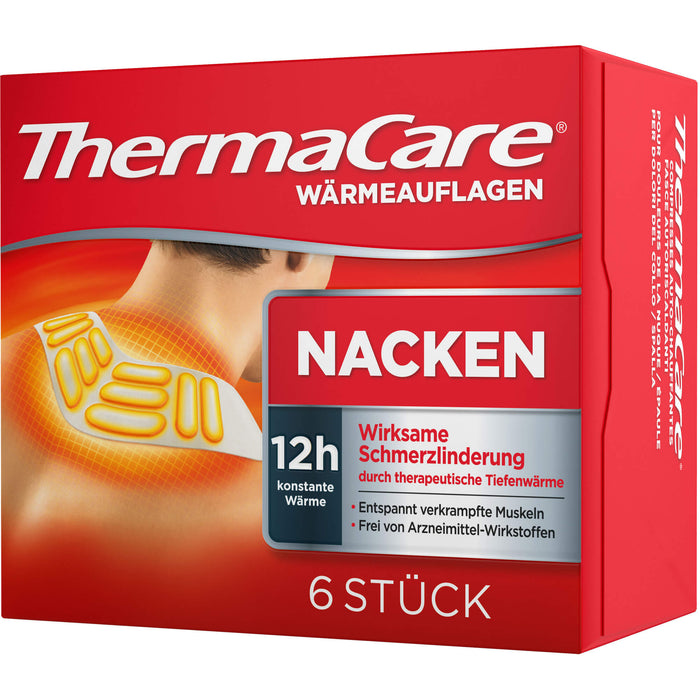 ThermaCare Wärmeauflagen Nacken, 6 pc Pansement