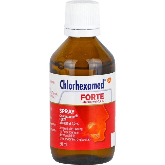 Chlorhexamed forte alkoholfrei 0,2 % Spray, 50 ml Solution