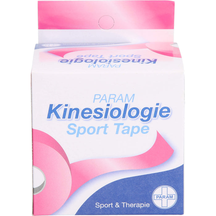 PARAM Kinesiologie Sport Tape 5 cm x 5 m Pink, 1 pcs. Patch