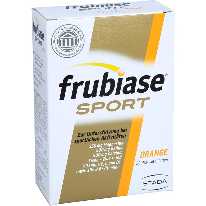 frubiase Sport Orange Brausetabletten, 20 pc Tablettes