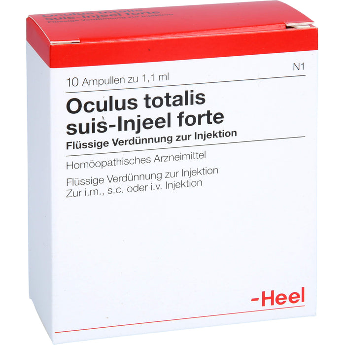 Oculus totalis suis-Injeel forte Ampullen, 10 St. Ampullen