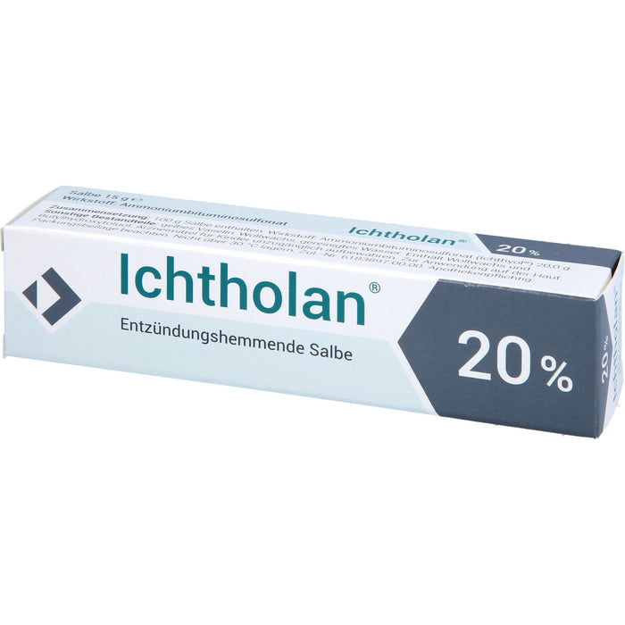 ICHTHOLAN 20 % entzündungshemmende Salbe, 15 g Ointment